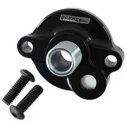Aeroflow Spin-On Filter Mount Black Anodised Suit SB/BB Chev & V6 With 15psi Internal Bypass, AF64-2185BLK