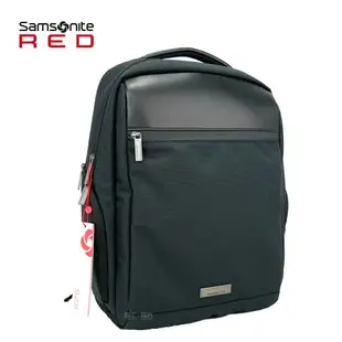 Samsonite Red 筆電後背包 多夾層後背包 筆電後背包 可插拉桿後背包 公事包 DF8*41001 (黑)