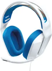 G335 Wired Gaming Headset, White