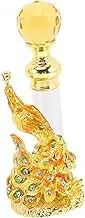 VINTORKY Vintage Refillable Perfume Bottle Elegant Fragrance Container for Essential Oils Decorative Design Airtight Seal for Travel and Home Use