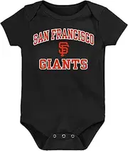 Outerstuff MLB Officially Licensed 0-24 Months City Headline Arch Logo Creeper Bodysuit Romper