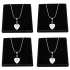 Engraved Heart Necklace for Women or Girls, Personalised Jewellery Gift, Pendant