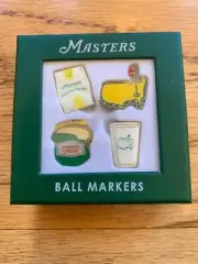 Masters Golf Augusta National Concessions Ball Marker Set PGA RARE NEW