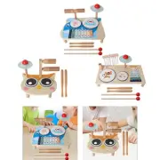 Kids Drum Set Educational Toy Fine Motor Skill Kids Percussion Instrument for