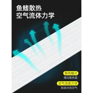 LED魚缸水草燈魚缸燈水族箱led燈小型節能防濺水照明燈爆藻支架燈