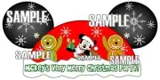 Disney World Mickey's Very Merry Christmas Mickey Ears Scrapbook Die Cut Piece