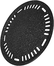 iplusmile Nonstick Round Griddle Pan Cooking Tool for Pancakes Eggs Muffins Heat Resistant Frying Pan for Easy Maintenance Versatile Kitchen Use