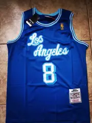 Kobe Bryant Jersey Los Angeles Lakers Throwback Blue Jersey #8 US Seller
