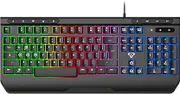 Laser PC Gaming Keyboard RGB LED Wired Full Size Keyboard Backlit RGB, 104 Keys, 9 Multimedia Keys, Anti Ghosting