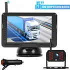 Digital Wireless 5" HD Monitor Reversing Camera Rear View Kit For Truck Caravan