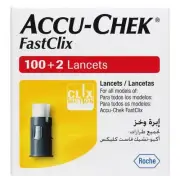 Accu-Chek FastClix 100 + 2 Lancets Blood Glucose Testing Accuchek