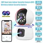 2IN1 2K WiFi Wireless Indoor Home Security Camera Night Vision Baby Pet Monitor