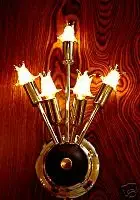 SPUTNIK WALL SCONCE 60'S MODERN CHROME EAMES STARBURST