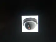4 Fake Dome Camera Motion Light Activated Dummy Cameras Flashing Led+Stickers