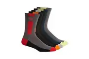 10 x Kinggee Work Socks Multi-Colour Crew