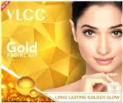 VLCC Gold Facial Kit. Bright & glowing skin - Parlour Glow (6 x 10g each) (60GM)
