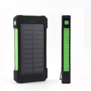 5000mAh Solar Power Bank 2 Dual USB External Battery Charger LED