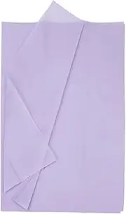 SOFPLATE 1 Box 20 Sheets 19" x 25" Lavender Tissue Paper Bulk Purple Tissue Paper Sheets Large Soft Translucent Lightweight Thin Single Color Wrapping for Crafts Gifts Bags Book Cover Decorations