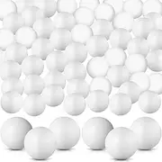 CHENGU 80 Pack 25 mm White Table Tennis Balls Fun Table Tennis Balls Small Table Tennis Ball for Arts and Craft Party Games Supplies