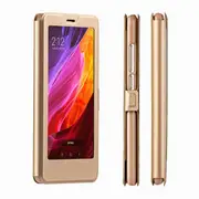 Bakeey Flip Full Smart Window Magnetic PU Leather Protective Case For Xiaomi Redmi Note 5 29 BLUE