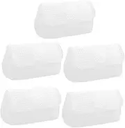 ARTIBETTER 5pcs Plastic Mesh Canvas Sheet Bag Making Accessories Yarn Crafting Tools Plastic Cross Stitch Canvas Mesh Canvas for Cross Stitch Plastic Canvas for Bag Making White