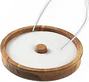 Wooden Cocktail Sugar Rimmer - Salt Rimmer for Cocktails | Round Bartender Tool | Portable Sugar Rimmer for Home, Bar, Banquet, Party | Salt Rimmer for Cocktails Salt Rimmer for Margarita Glasses