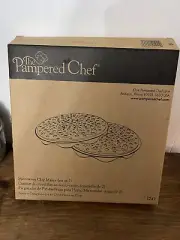 The Pampered Chef - Microwave Chip Maker (Set Of 2) - New In Box
