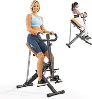 SogesHome Squat Machines Rowing Machine, Foldable & Full Body Exercise Workout Equipment, Row and Ride Squat Machine 300 LBS Weight Capacity, Glute Trainer Machine, Glutes & Leg Home Workout Machine