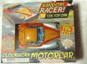 Random Racer Tin Toy Car Clockwork Motorcar in Original Packaging