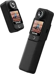 SJCAM C300 4K 30FPS Pocket Camera Ultra HD 40M Underwater Camera 154 Degree Wide Angle (Black)