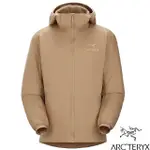 【ARCTERYX 始祖鳥】男款 超輕抗水耐磨纖維保暖外套 ATOM LT/防風夾克_帆布棕_24108