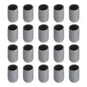 Screw Thread Protector Cover Rubber End Caps 3/8"(10mm) ID/Grey/50pcs