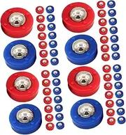 40 Pcs Children's Shuffleboard Balls Table Top Puck Table Game Rolling Ball Sliding Ball Outdoor Shuffleboard Pucks Rolling Beads Tabletop Game Accessories Sliding Beads Toy