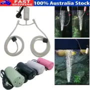 USB Mini Oxygen Air Pump Aquarium Mute Energy Saving for Fish Tank 2 Air Stone