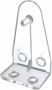 Blind Hold Down Brackets Clear Plastic (6)