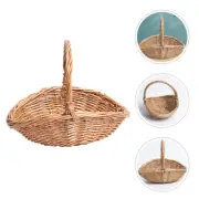Picnic Storage Basket Multi-function Basket Handmade Basket Wicker Woven Basket