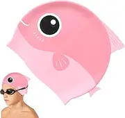 Kids Swim s for Boys,Silicone Kids Bathing Hat Cute Dinosaur Shark Whale | Waterproof Swim s for Ear Protection, Unisex Swimming Pool for Girls Boys Jmedic