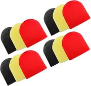 Milisten 12Pcs Microphone Covers Soft Sponge Mic Protective Covers for Handheld Microphones Windproof and Moisture Resistant Easy to Install for Performances Ktv and Recording