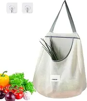 Breathable Storage Bags, Grocery Produce Bags, Mesh Bags for Vegetables, Eco-Friendly Produce Bags, Reusable Kitchen Fruit Vegetable Garlic Onion Hangable Storage Breathable Mesh Bag