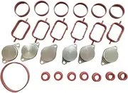 Wivplex 6X22/32MM, for, M47 M57 Swirl Flaps Repair Delete Seal Kit with Intake Gaskets 11612246949 11617790198 11612245439 11612246945 Engine Intake Manifold Gasket(6 X 33 mm)