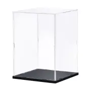 Transparent Display Case Acrylic Box Assemble Dustproof Showcase 30x30x30cm
