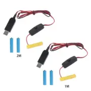USB Power Supply LR03 Battery Eliminators Switchfor Christmas LED Light Clock