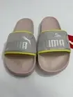 New puma Slide Sandals Women's ladies ￼pink ￼designer ￼ authentic Size 6.5