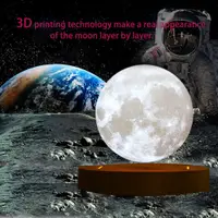 在飛比找蝦皮商城優惠-【新款】懸浮月球燈 3D月亮燈 USB充電 立燈 床頭燈 氣