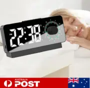 Digital Alarm Clock Bedside Desk Clocks Coundown Dual Alarm Snooze Temperature