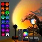 Sunset Lamp Projector Led Lights for Bedroom Night Light RGB Lights Sun Sunli...