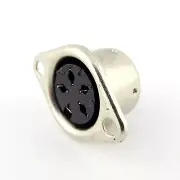 100x DIN Female Jack Cable Connector Adapter 4 Pin Plug Panel Mount Solder Type