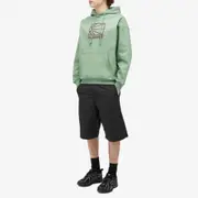 RASSVET Washed Logo Pullover Hoodie