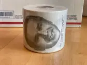 SEALED PRESIDENT GEORGE BUSH TOILET PAPER ROLL - UNUSED GAG GIFT - WITTY QUOTES