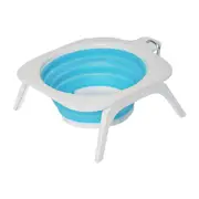 Collapsible Dog Silicone Bowl With Stand